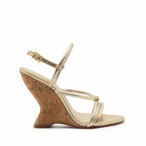 Reimagined Comfort Daryl Metallic Leather Sandal