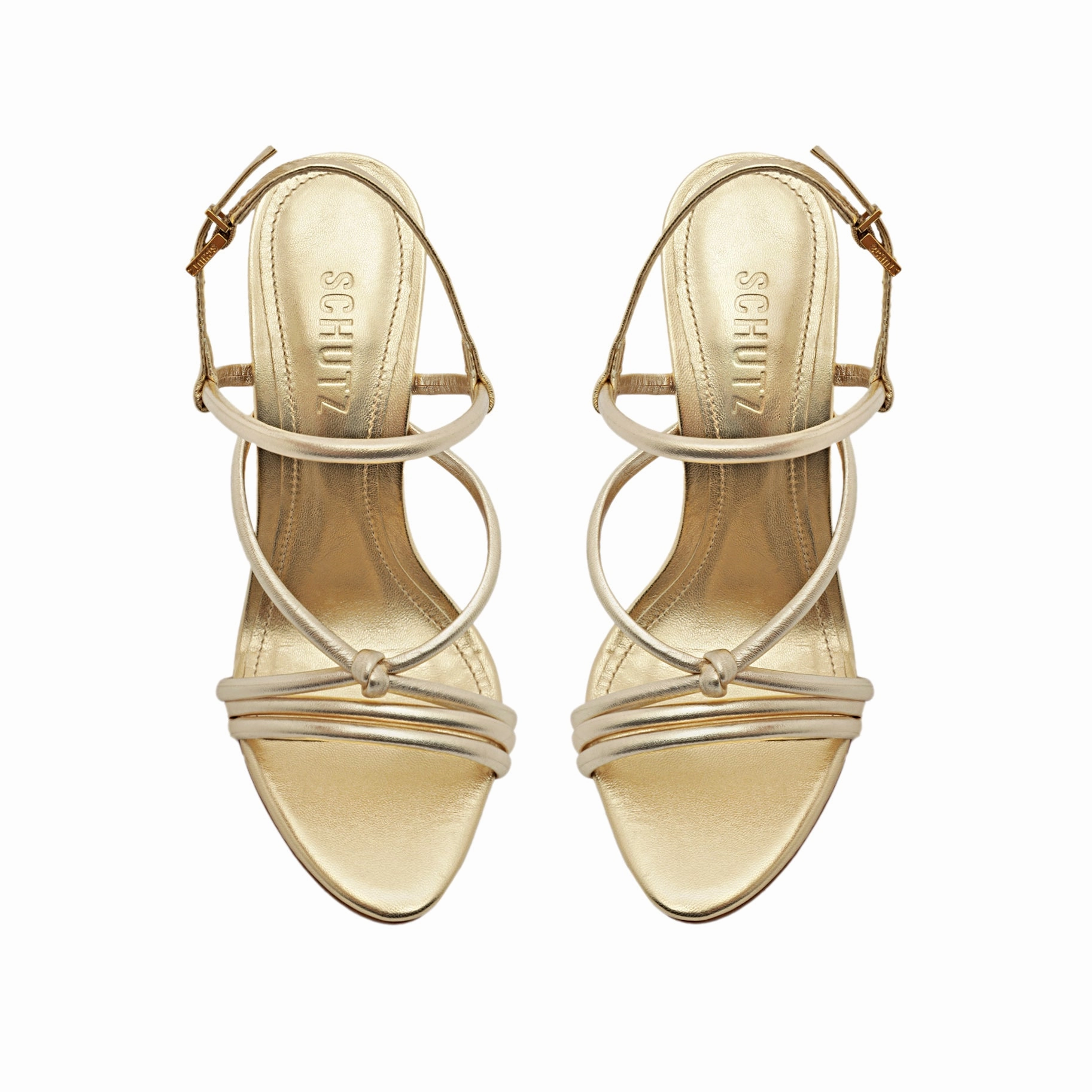 Daryl Metallic Leather Sandal Sleek Mindset Essentials, Upgraded