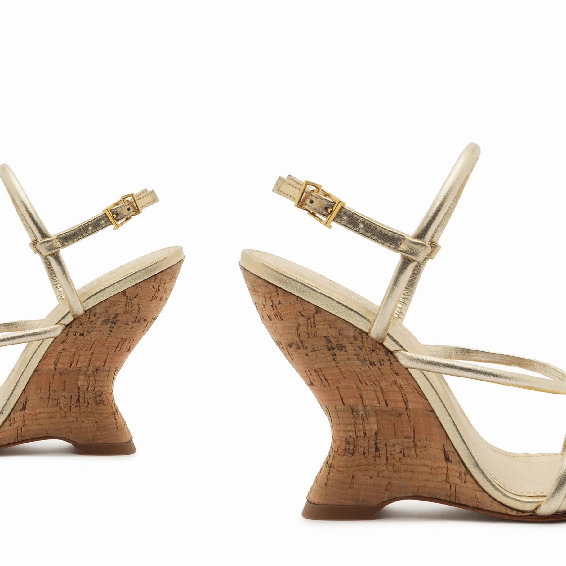 Active-Inspired Daryl Metallic Leather Sandal