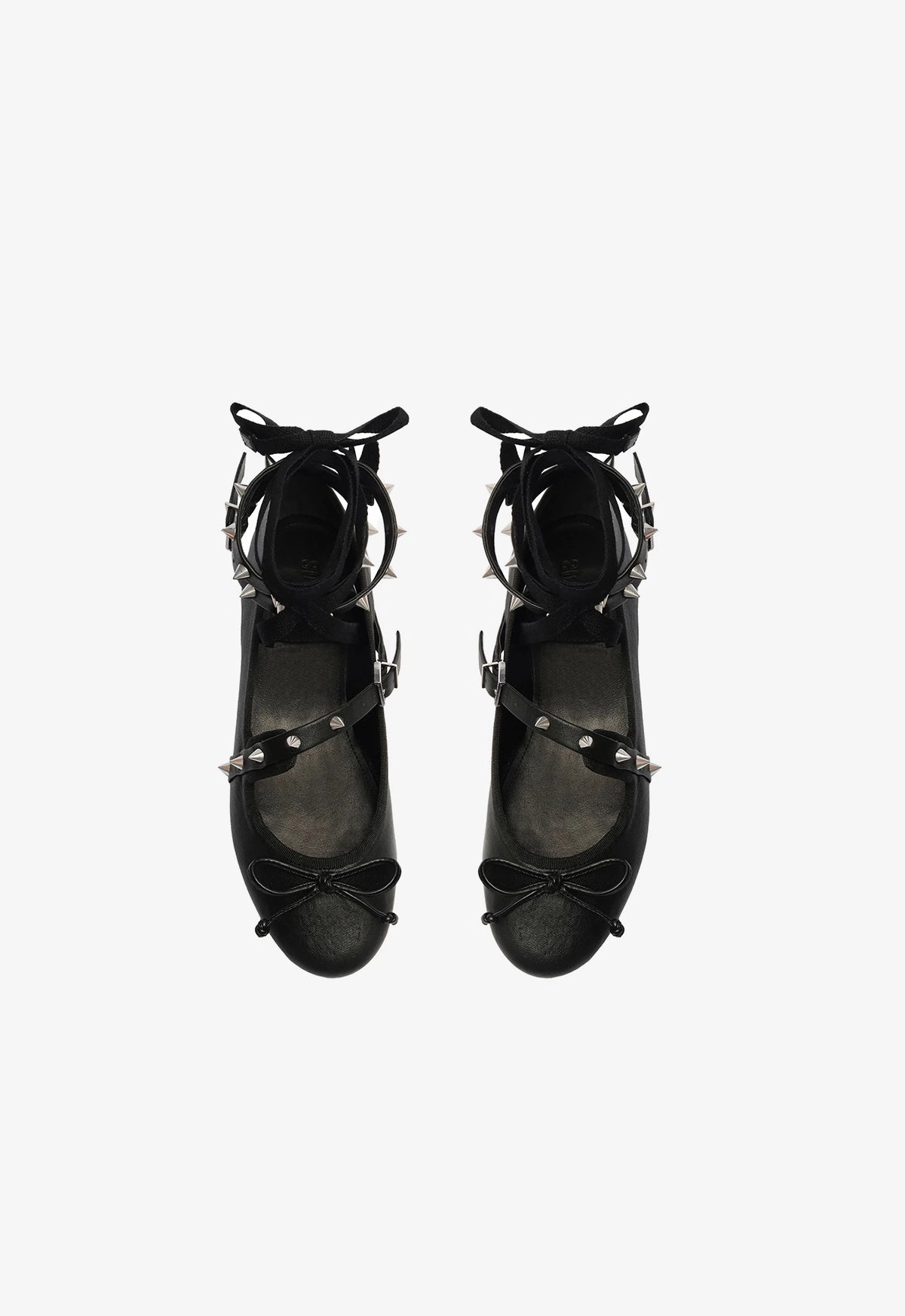 Larissa Lace Up Leather Flat Precision Layers