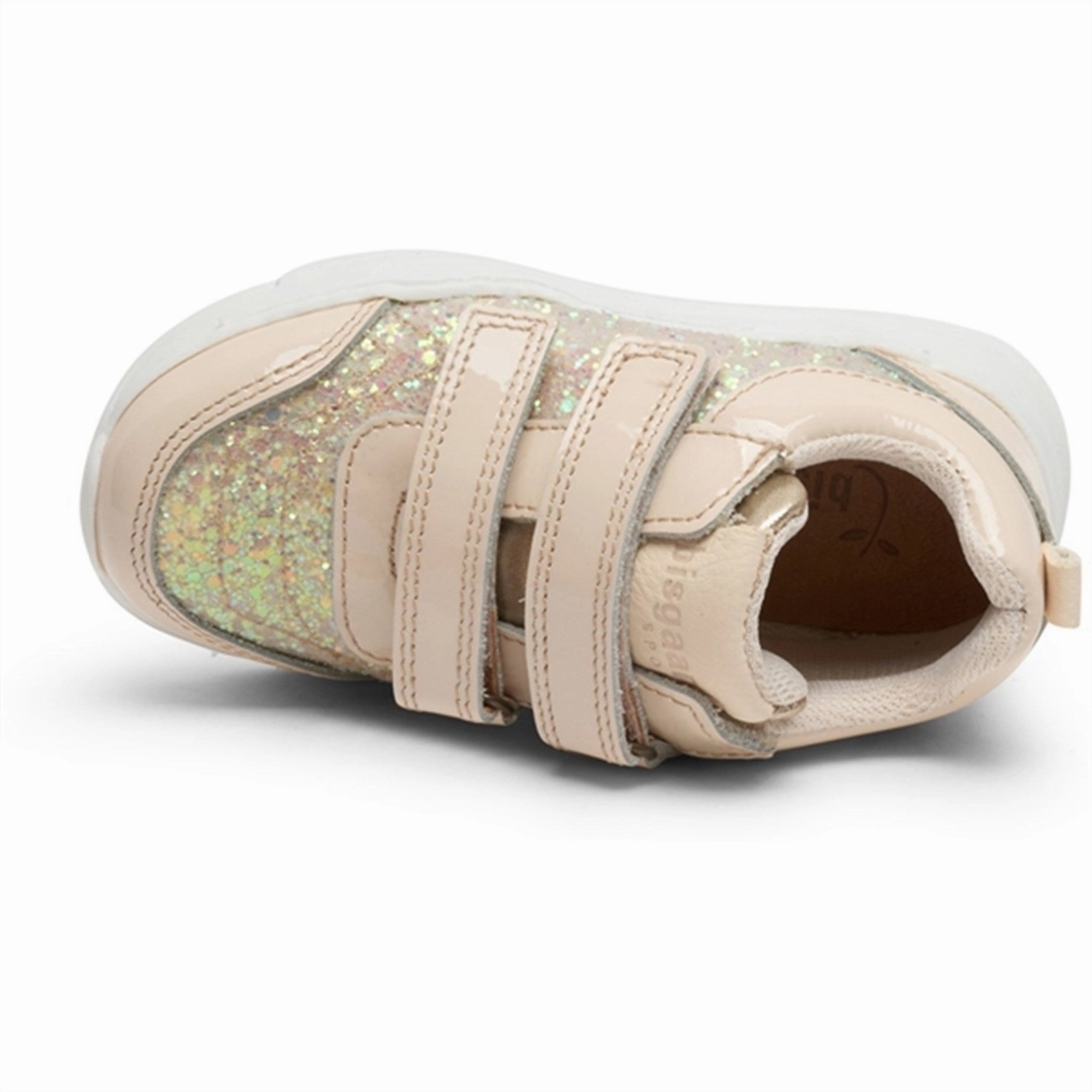 Bisgaard Jess Velcro Shoe Patent Vanilla Quiet Strength Built For Today