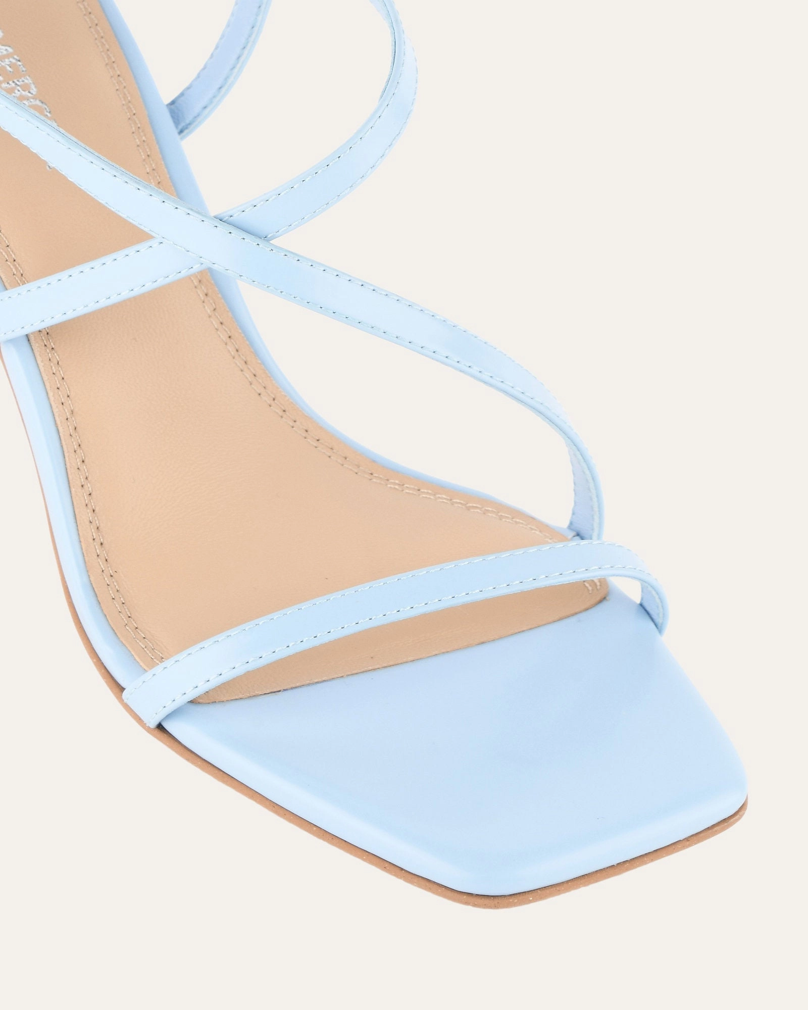 Jockey High Heel Sandals Sky Blue Leather Comfort Zone