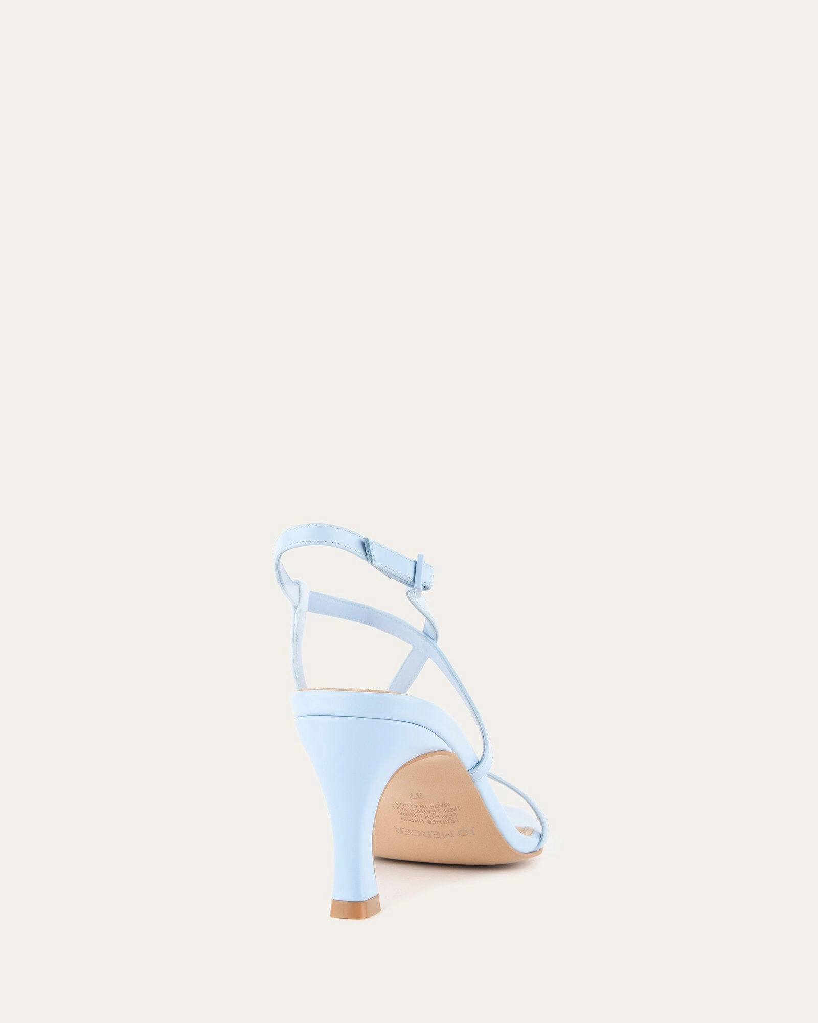 Constant Vibe Jockey High Heel Sandals Sky Blue Leather