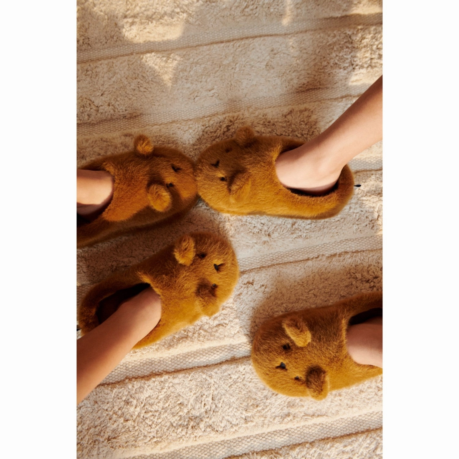 City-Proof Relaxed Innovation Liewood Golden Caramel Aviaja Bear Slippers
