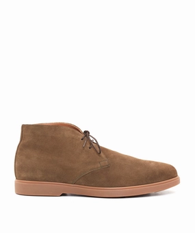 Modular Function Sahara Camel Suede Ankle Boots