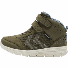 Cool Fitwear Streamlined Fit Hummel Crosslite Winter Mid Tex Jr Dark Olive