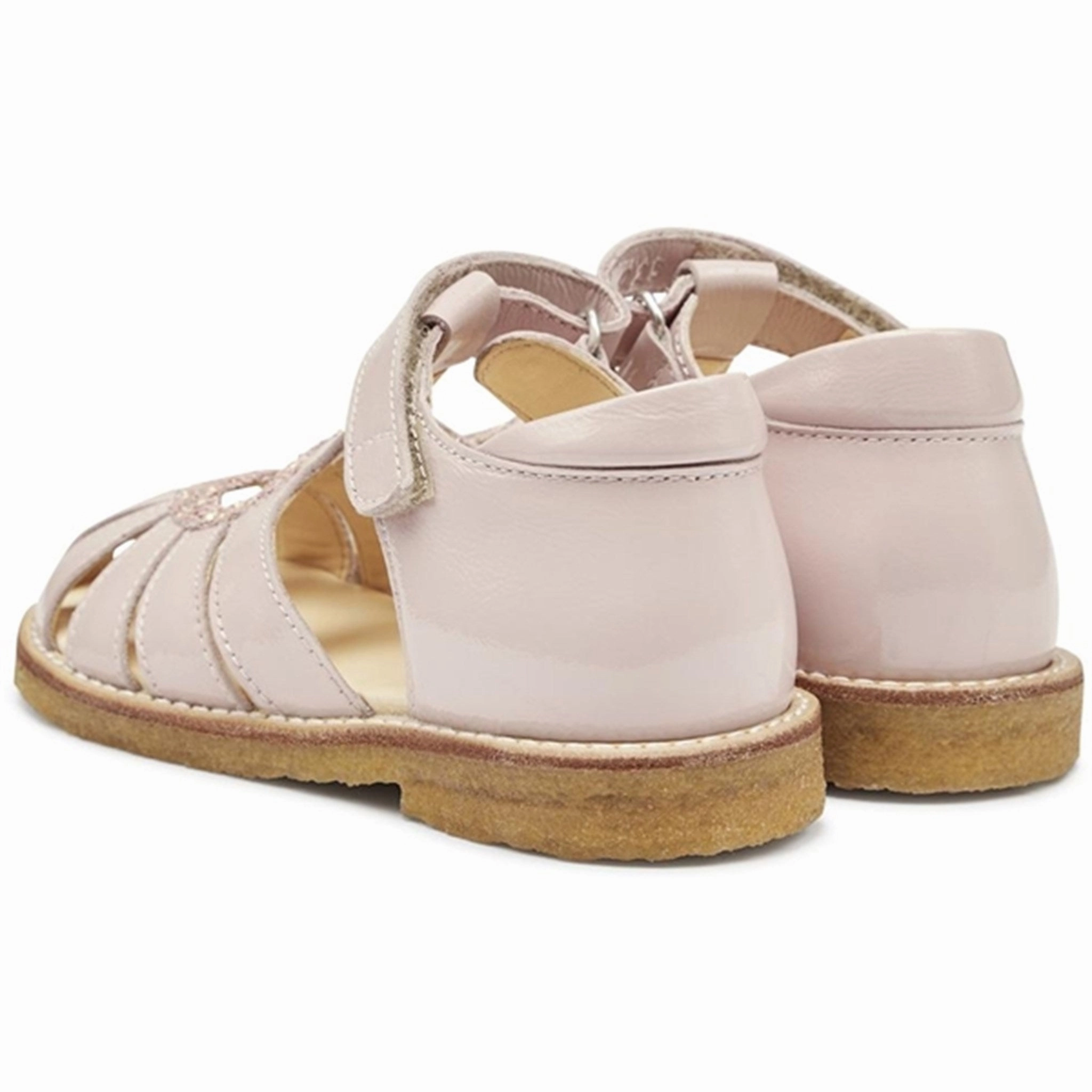 Angulus Hjerte Sandals Pale Rose/Rose Glitter Active-Inspired New Wave Fit