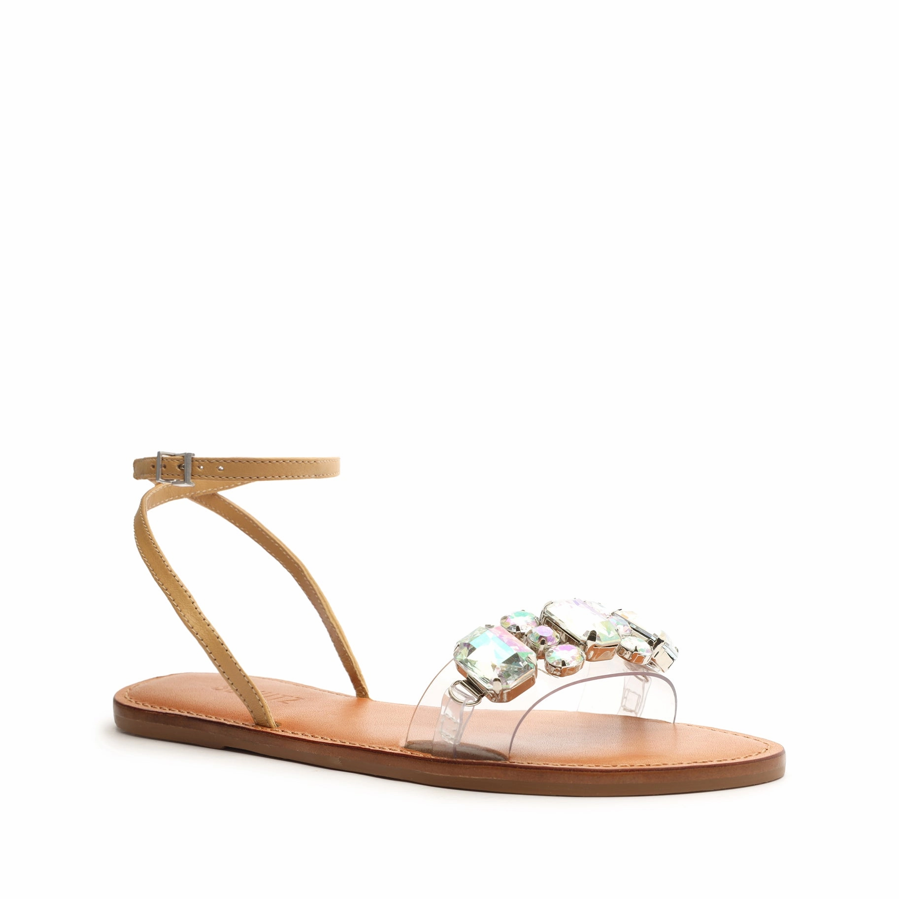 Rhythm Inspired Engineered Casual Chloe Vinyl & Nappa Leather Sandal
