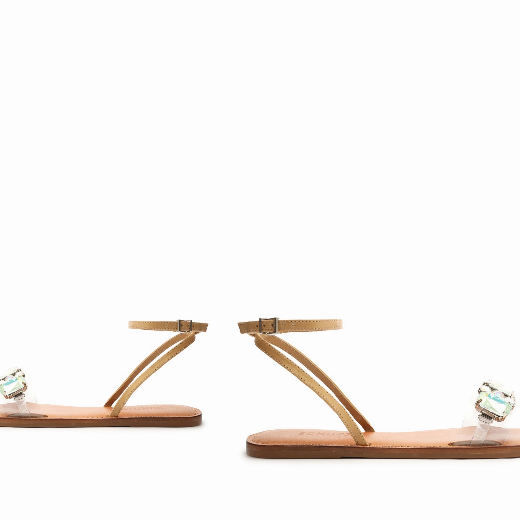 Layer Mindset Daily Clarity Chloe Vinyl & Nappa Leather Sandal