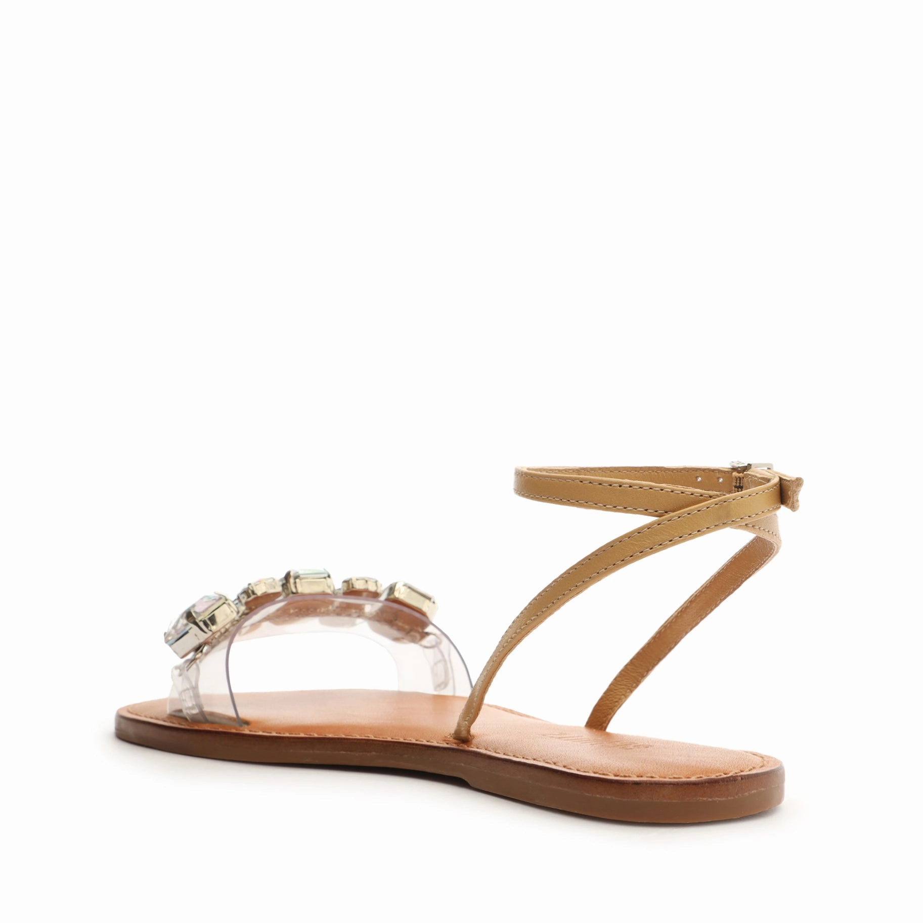 Motion-Driven Wear Chloe Vinyl & Nappa Leather Sandal