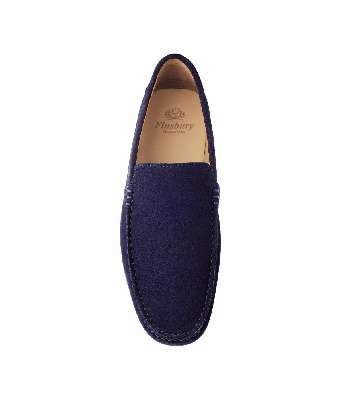 Freedom Dressed Purely You Dandy Navy Blue Suede Calfskin Moccasin