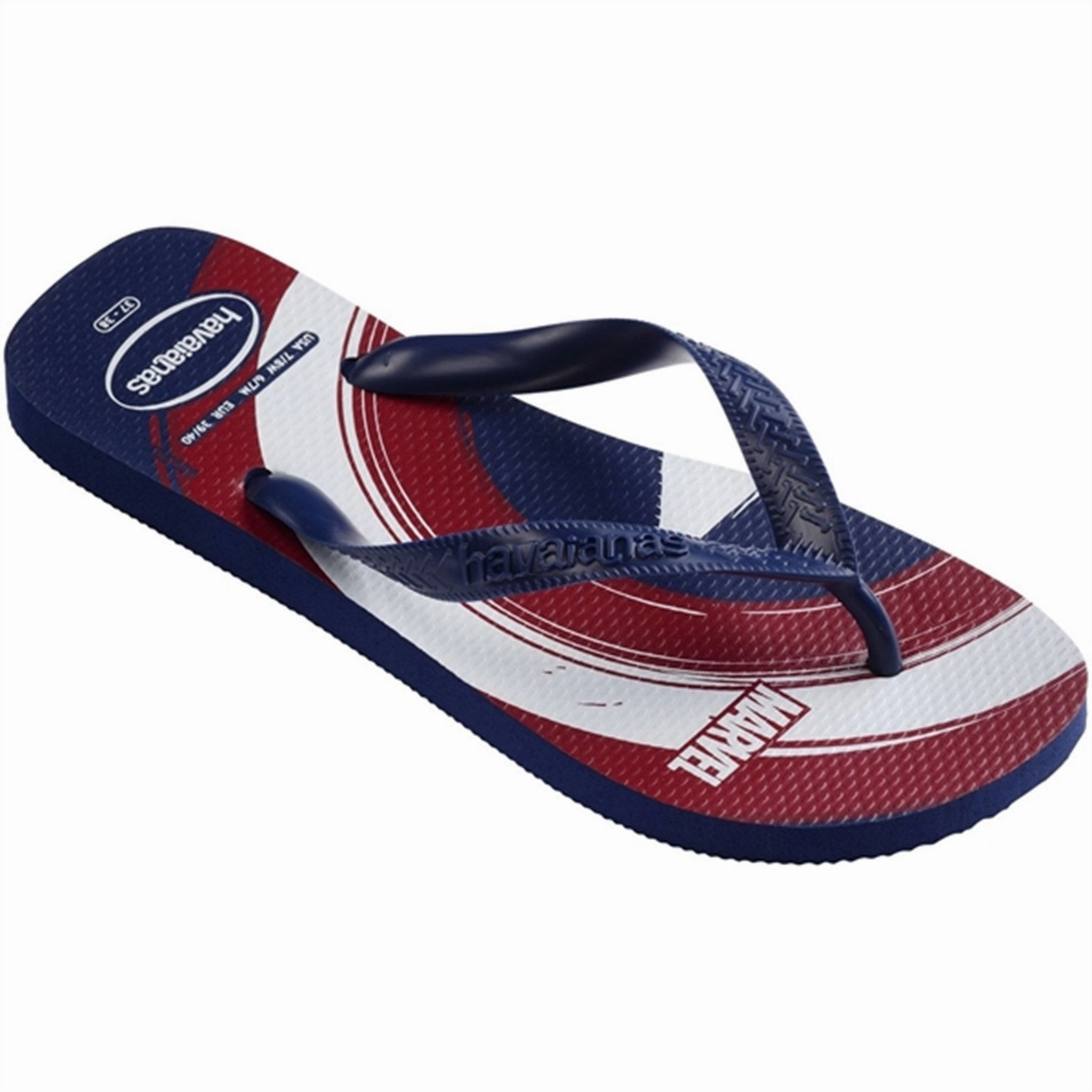 Havaianas Sandals Top Marvel Logomania Navy/Navy Life-Ready Layers Go-Anywhere Style