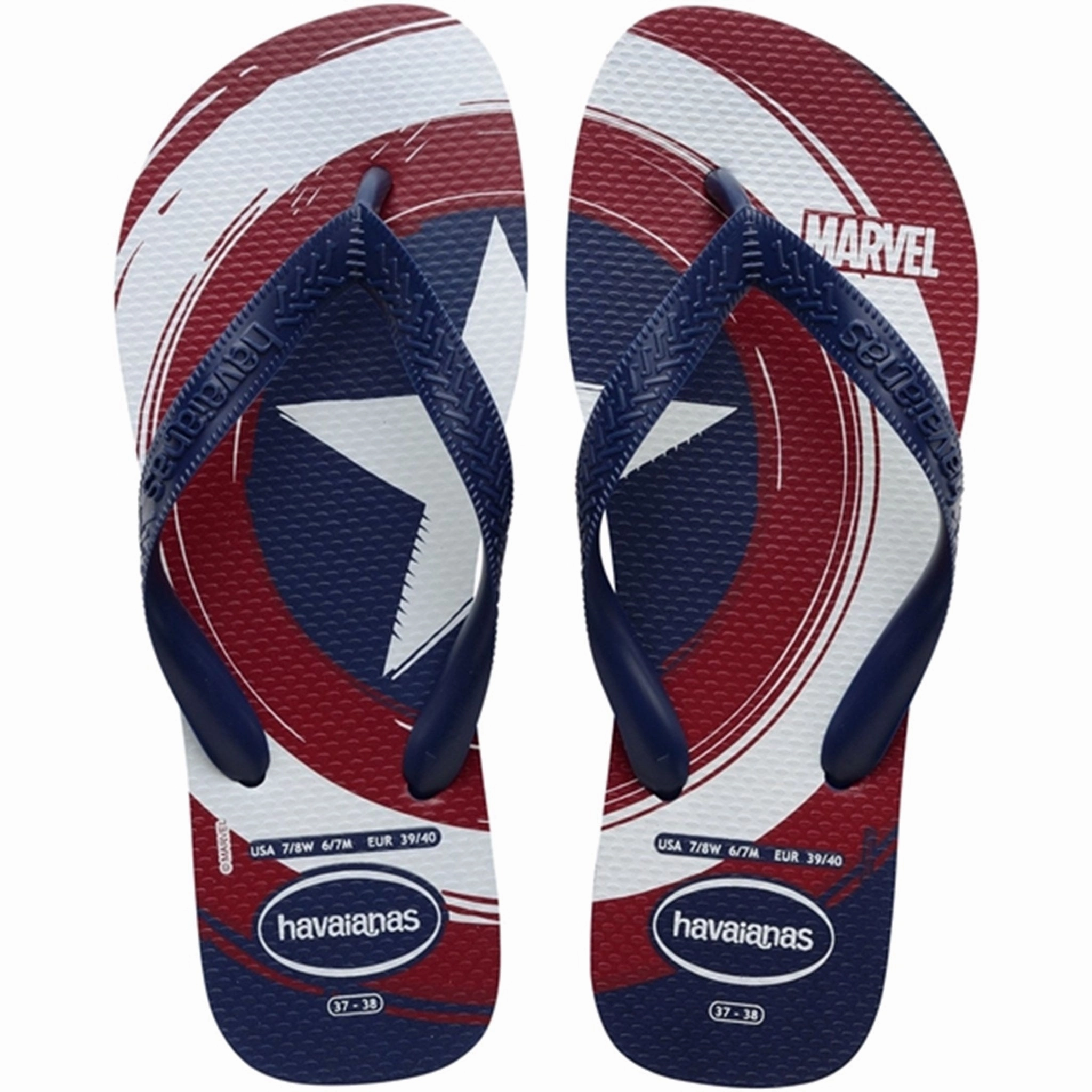Havaianas Sandals Top Marvel Logomania Navy/Navy Purpose-Led Core-Driven