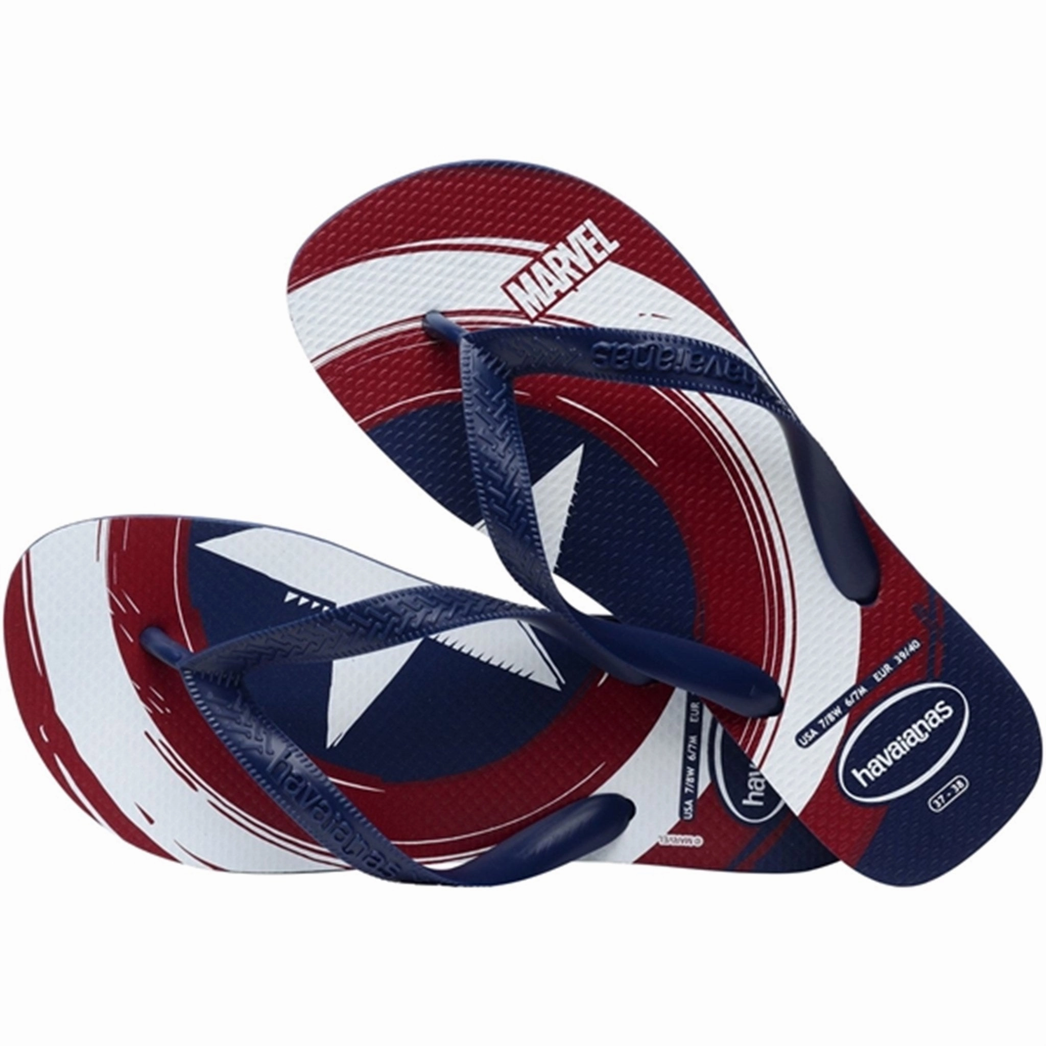Core Elements Havaianas Sandals Top Marvel Logomania Navy/Navy