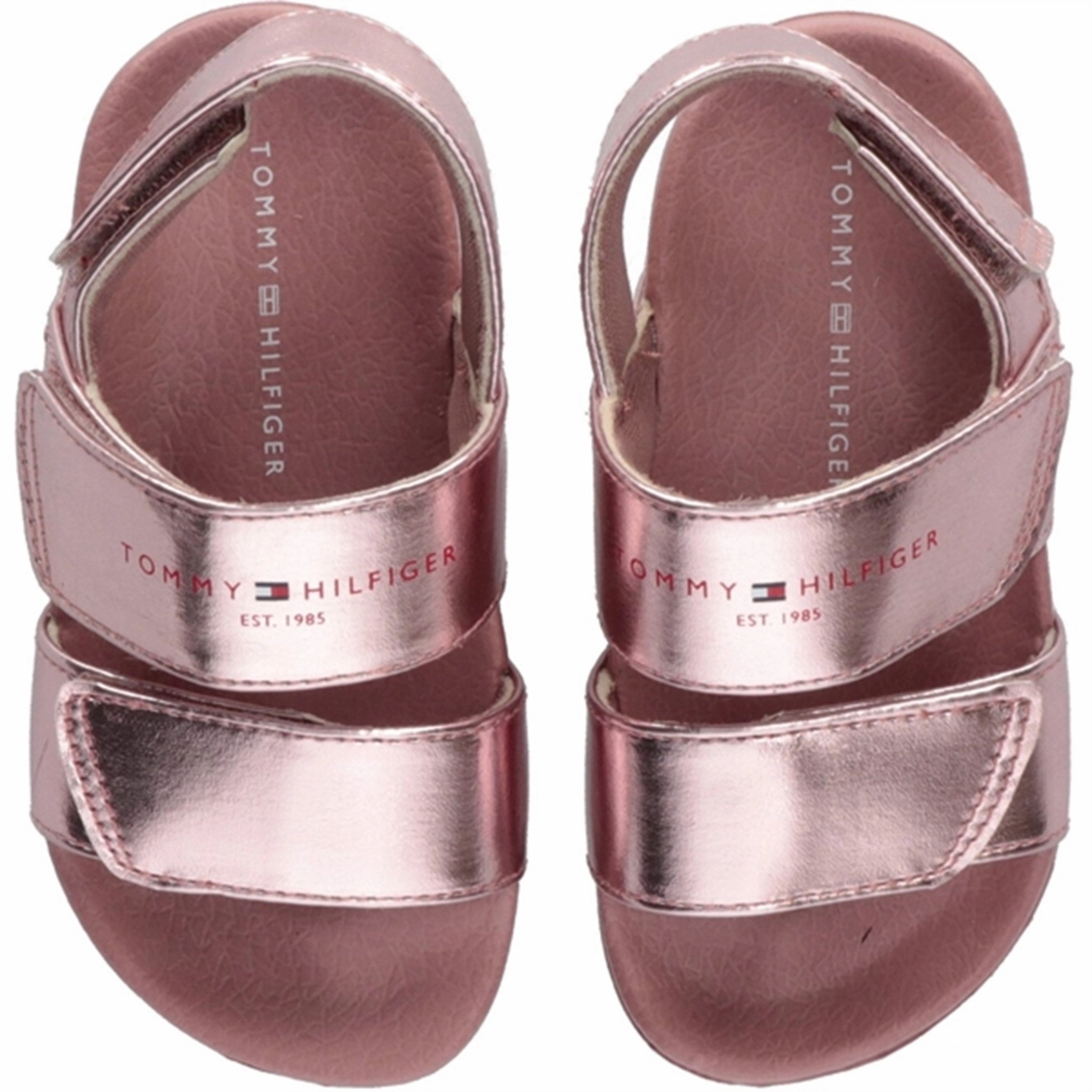 City-Flex Tommy Hilfiger Logo Velcro Sandal Rose Gold