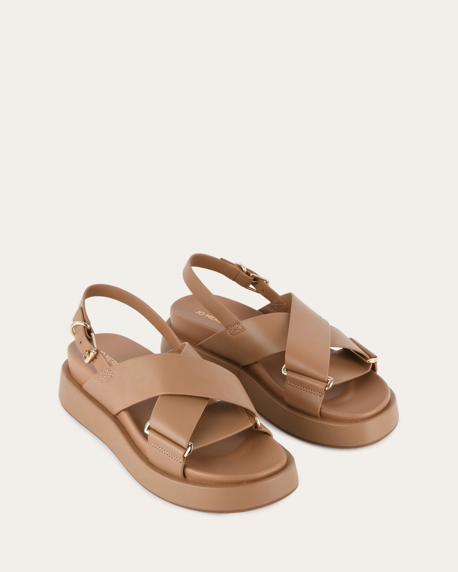 Marley Flat Sandals Tan Leather Versatile Future Daily Essentials