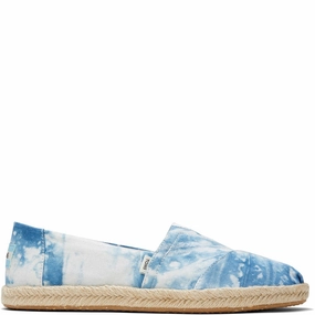Toms Alpargata Rope Dyed Indigo Tie Dye Constant Vibe