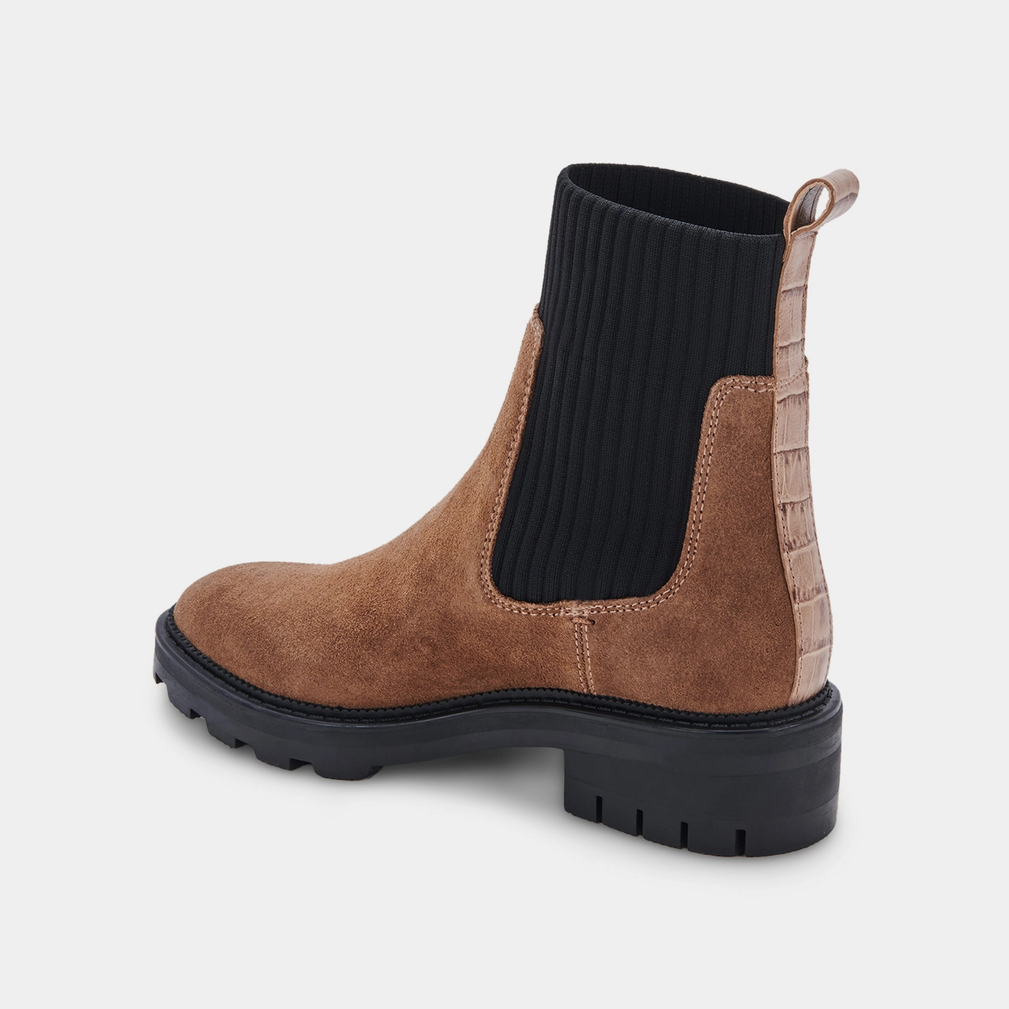 Linza Boots Dk Brown Suede Versatile Future