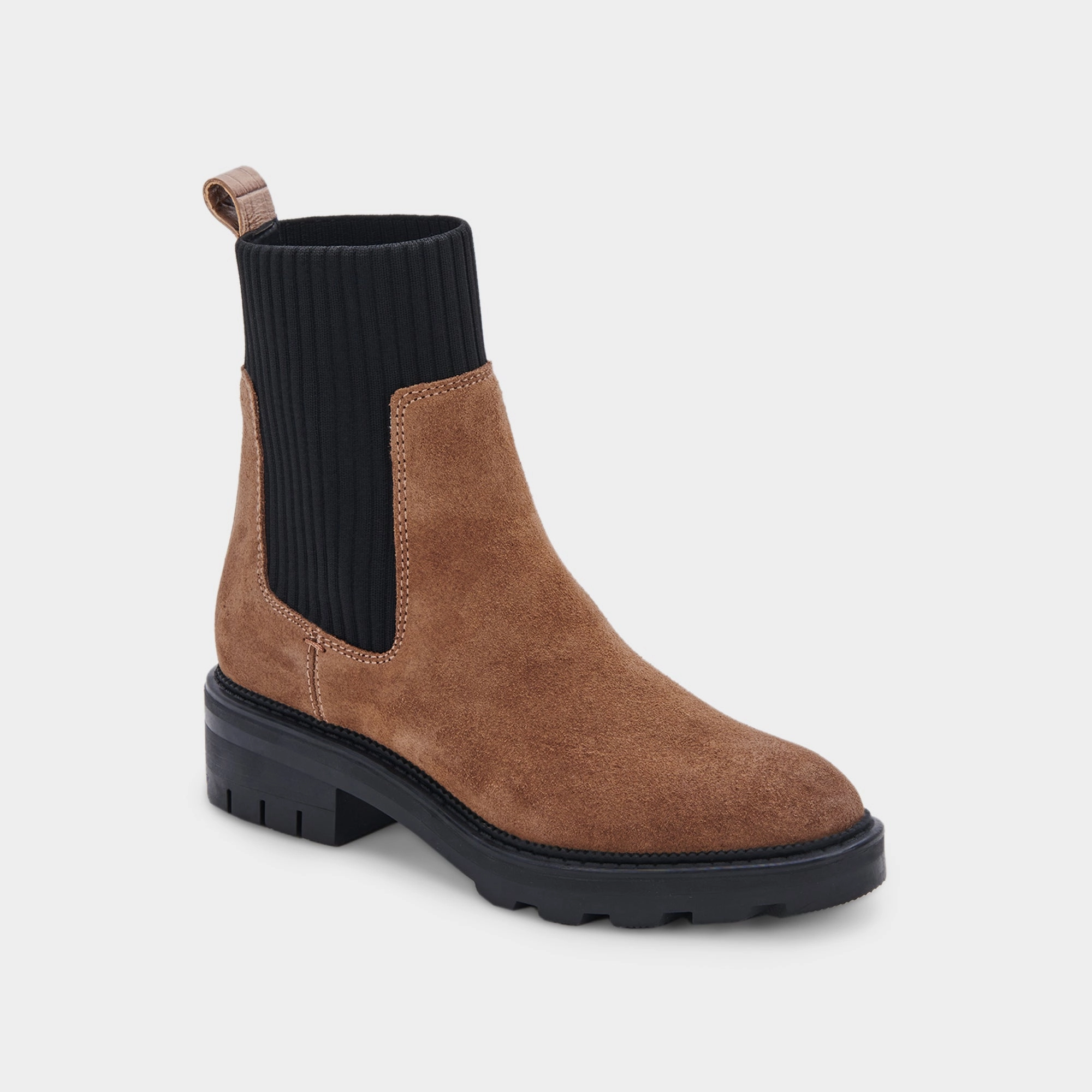 Linza Boots Dk Brown Suede Adapt Daily Calm Crafted
