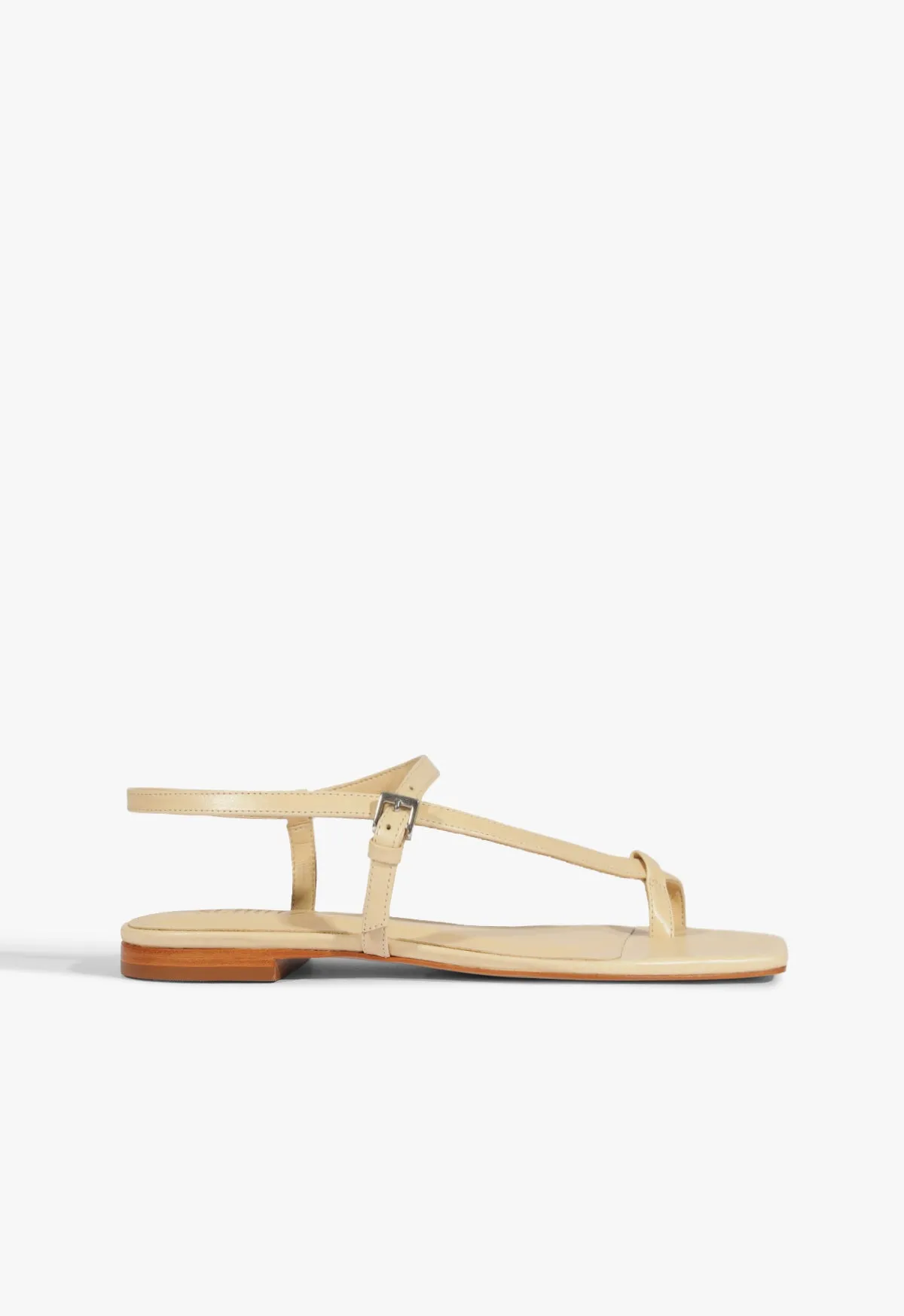 Lisa Beige Suede Flat Sandal Movement Reimagined