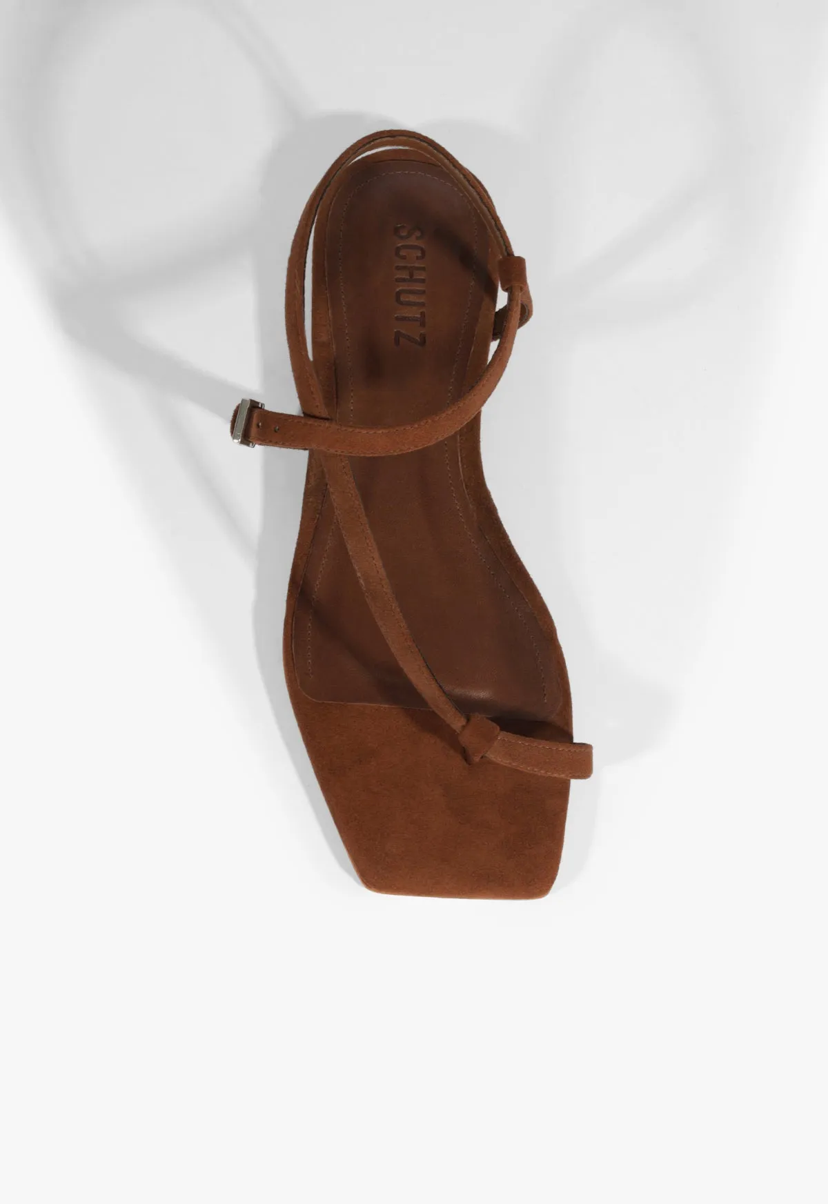 Lisa Brown Suede Flat Sandal Sleek Mindset