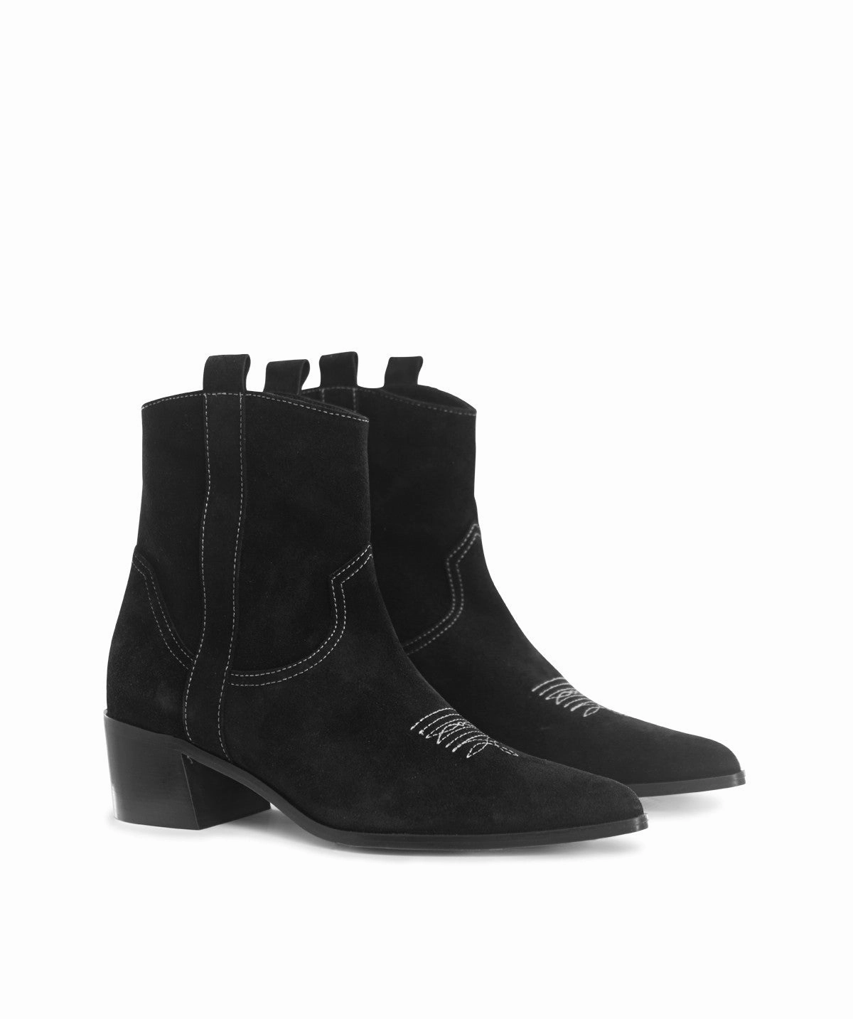 Lise Black Cowboy Boots Urban Transition