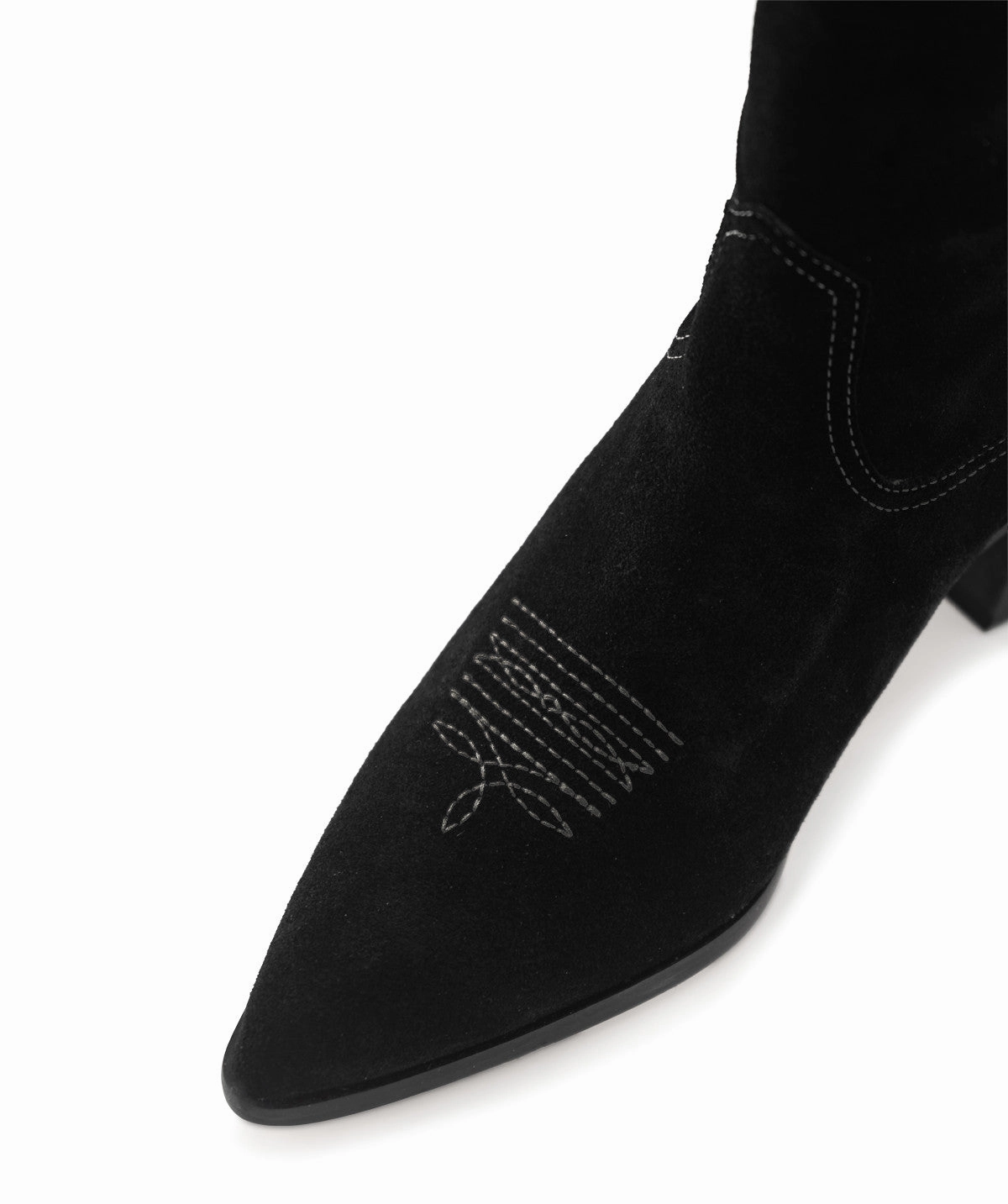 Lise Black Cowboy Boots Curated For Motion