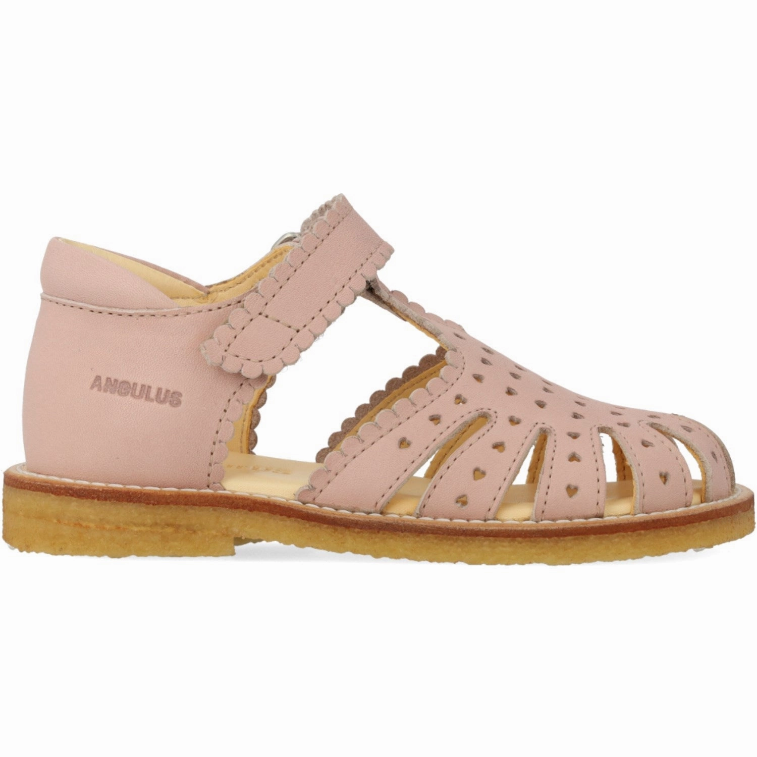 Bold Details Your Move Gear Angulus Rosebud Sandal Med Mini-Hjerter Og Velcro Closure