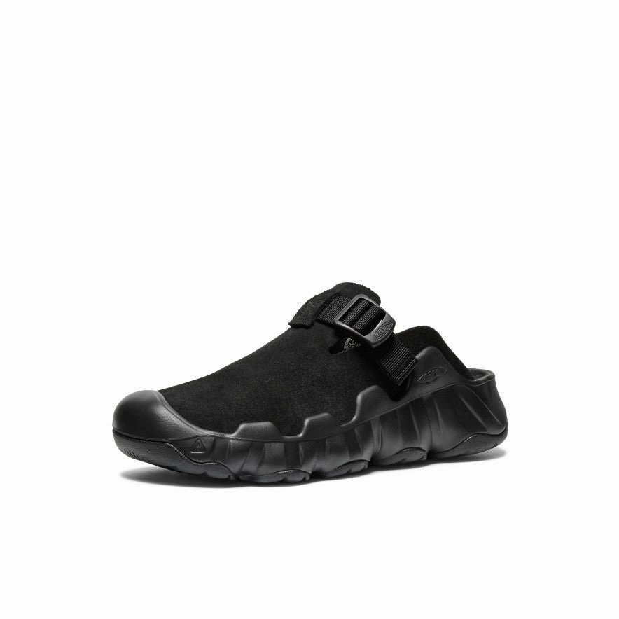 Uncomplicated Fit Form-Led Women'S Hyperport Leather Clog  |  Black/Black