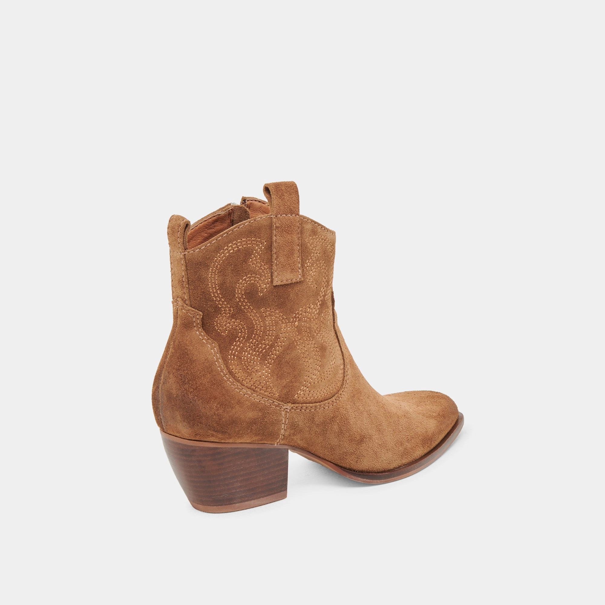 Shania Booties Brown Suede Season-Free Style