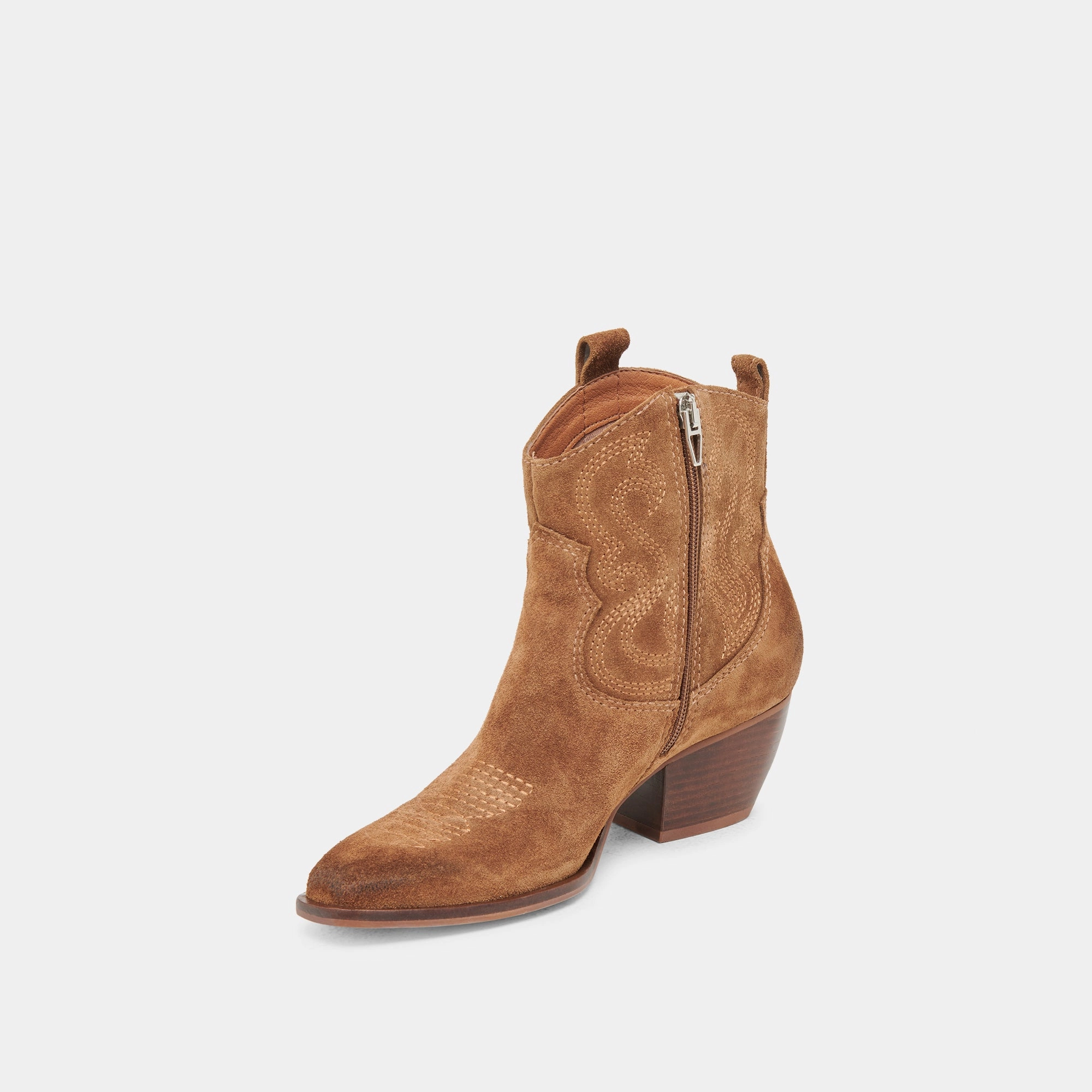 Shania Booties Brown Suede Seasonless Energy Clean Attitude