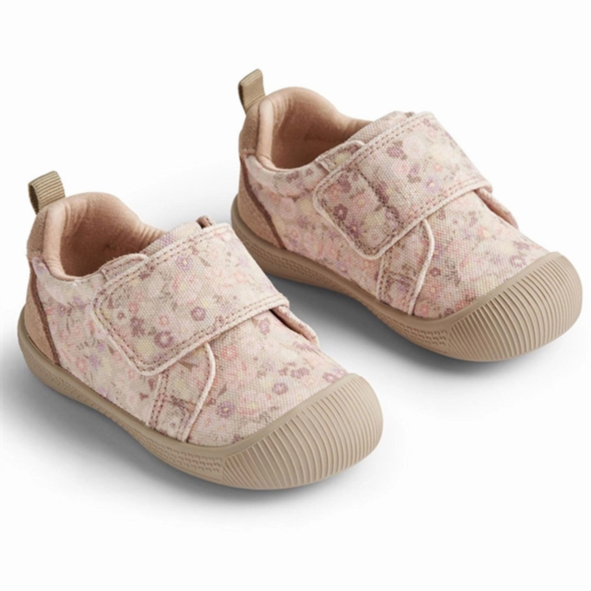 Wheat Shoe Prewalker Velcro Kei Print Clam Multi Flowers Smart Layering Lightweight Living