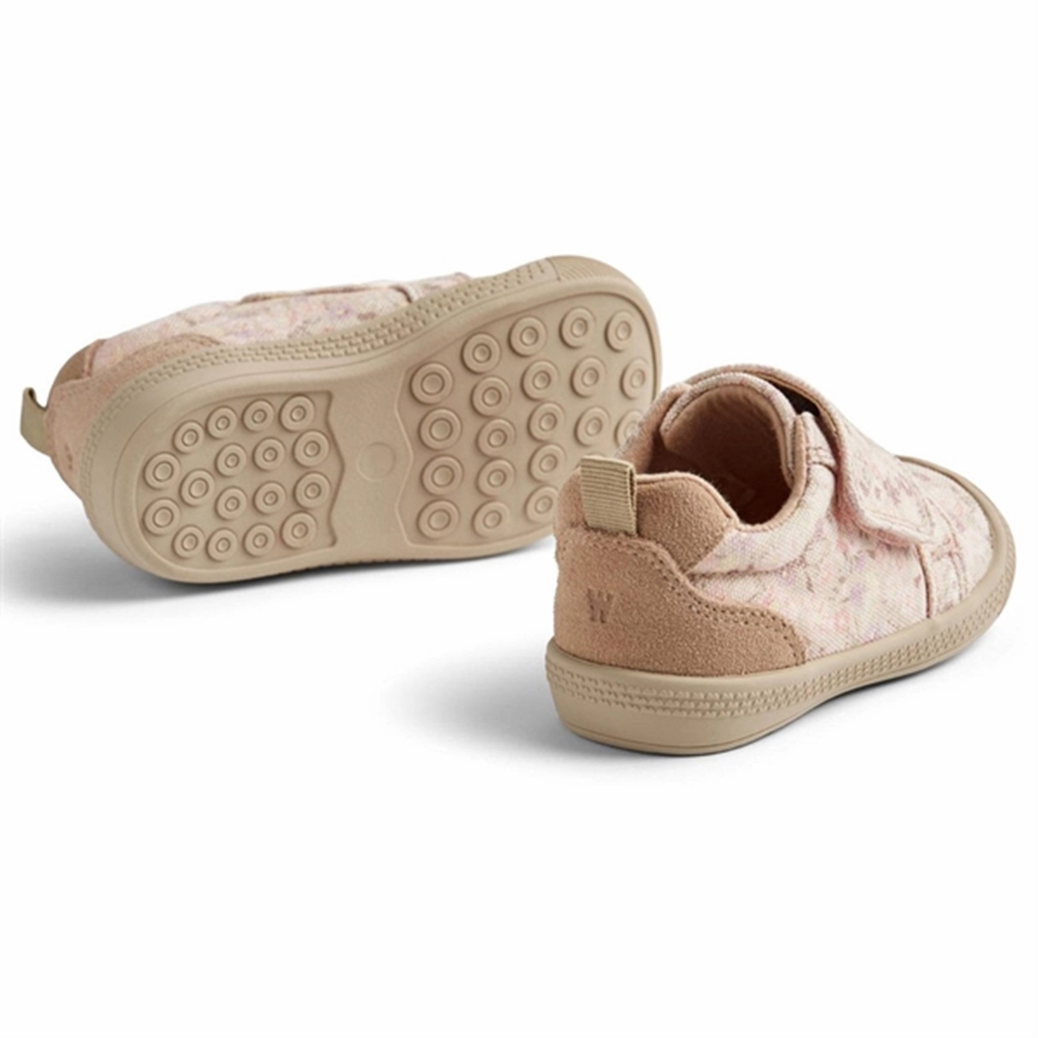 Wheat Shoe Prewalker Velcro Kei Print Clam Multi Flowers Refined Comfort
