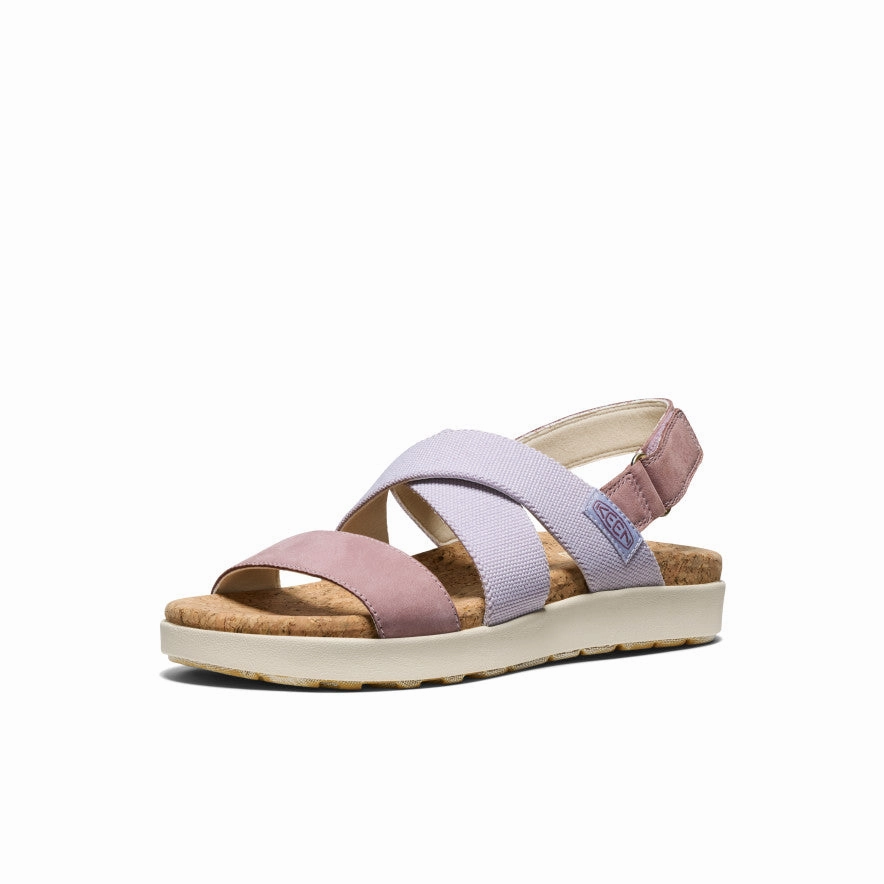 Women'S Elle Criss Cross Sandal  |  Thistle/Toadstool City-Flex Function-Refined