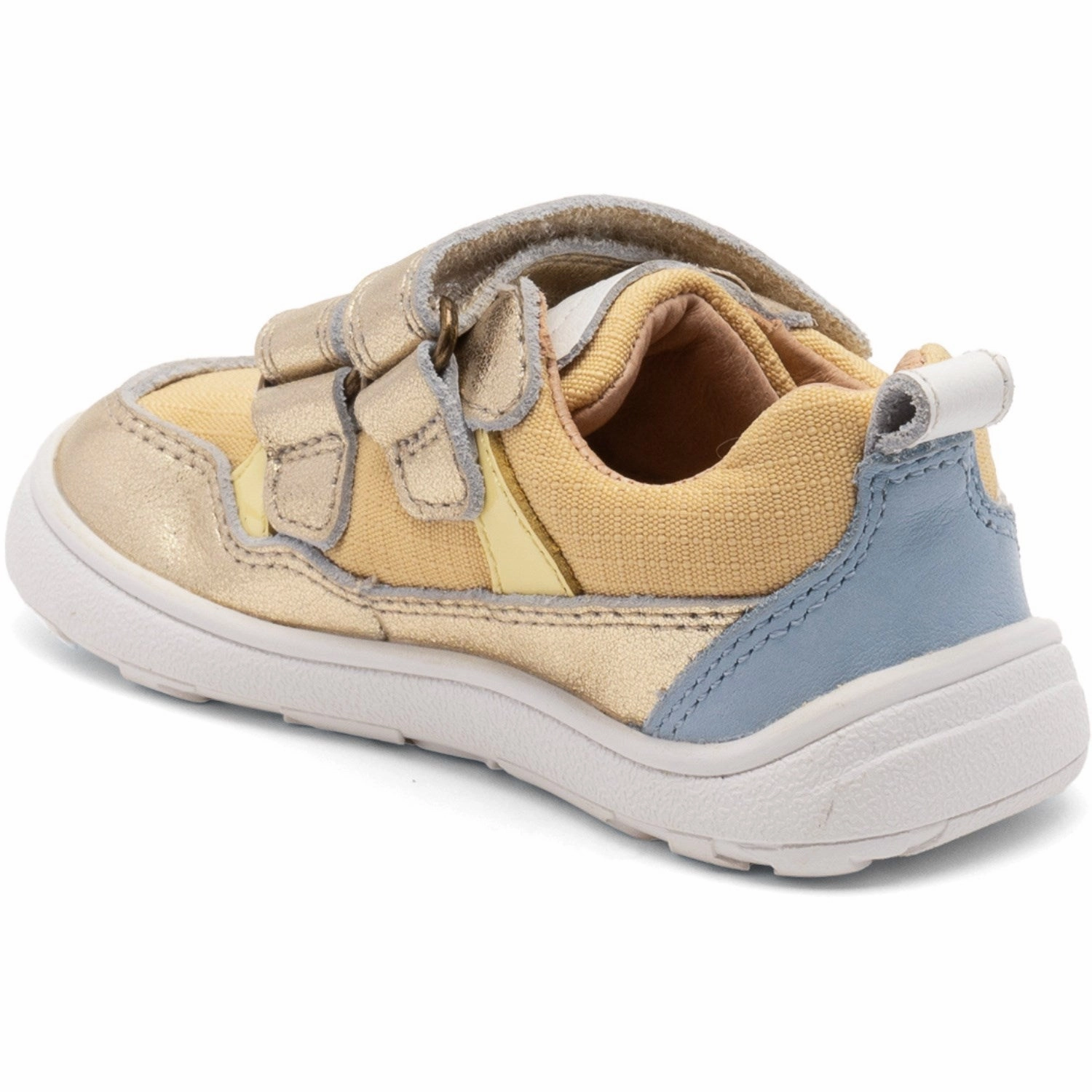 Bisgaard Gold Barefoot Elroy First Step Shoe Move All Day Essentials In Motion