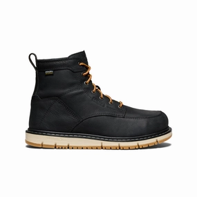 Breathe And Move Flexible Form Men'S San Jose 6" Waterproof Boot (Aluminum Toe)  |  Black/Gum