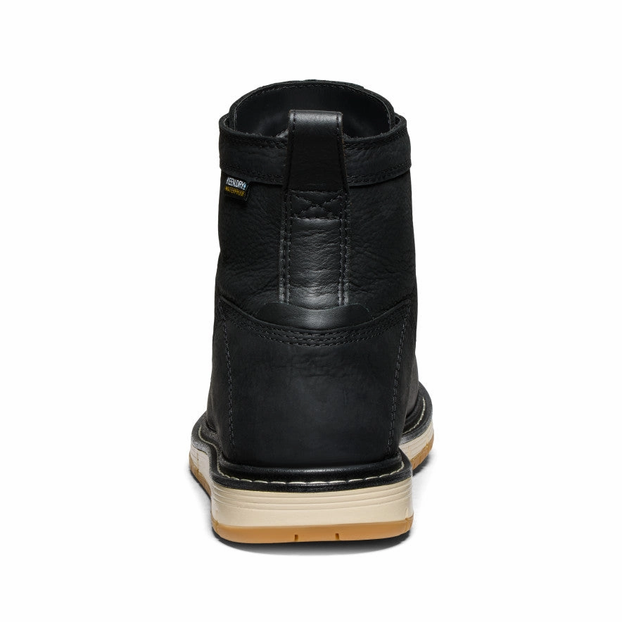 Men'S San Jose 6" Waterproof Boot (Aluminum Toe)  |  Black/Gum Gear For Now Modern Identity