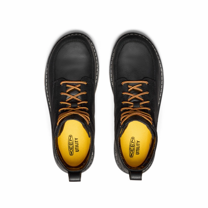 Men'S San Jose 6" Waterproof Boot (Aluminum Toe)  |  Black/Gum Lifestyle Drop