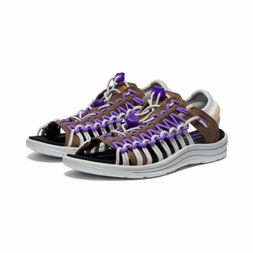 Active Ease Women'S Uneek Ii Open Toe X Emmi  |  Dark Earth/Tillandsia Purple