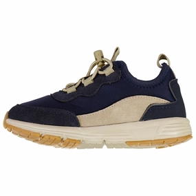 Wheat Slip On Shoe Arta Navy Crafted Flow