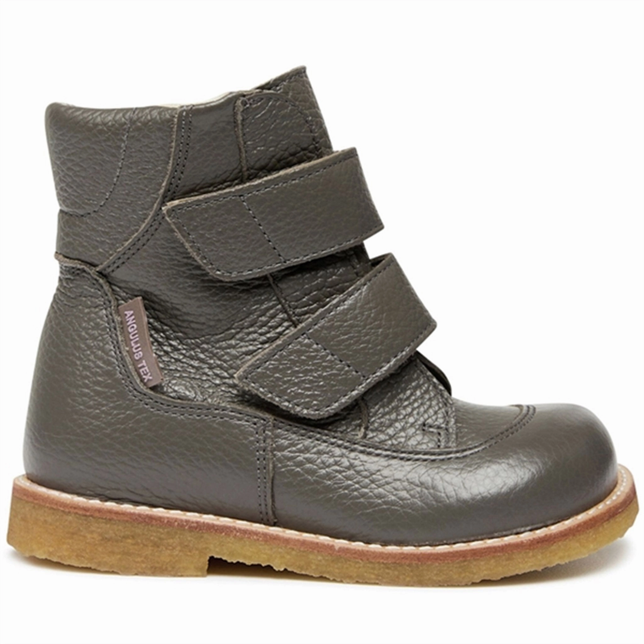 Angulus Tex Boots W Velcro Grey Tailored For Life Grounded Luxury