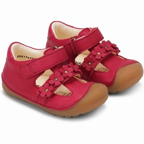 Subtle Tone Bundgaard Petit Summer Flower Sandal Red Ws