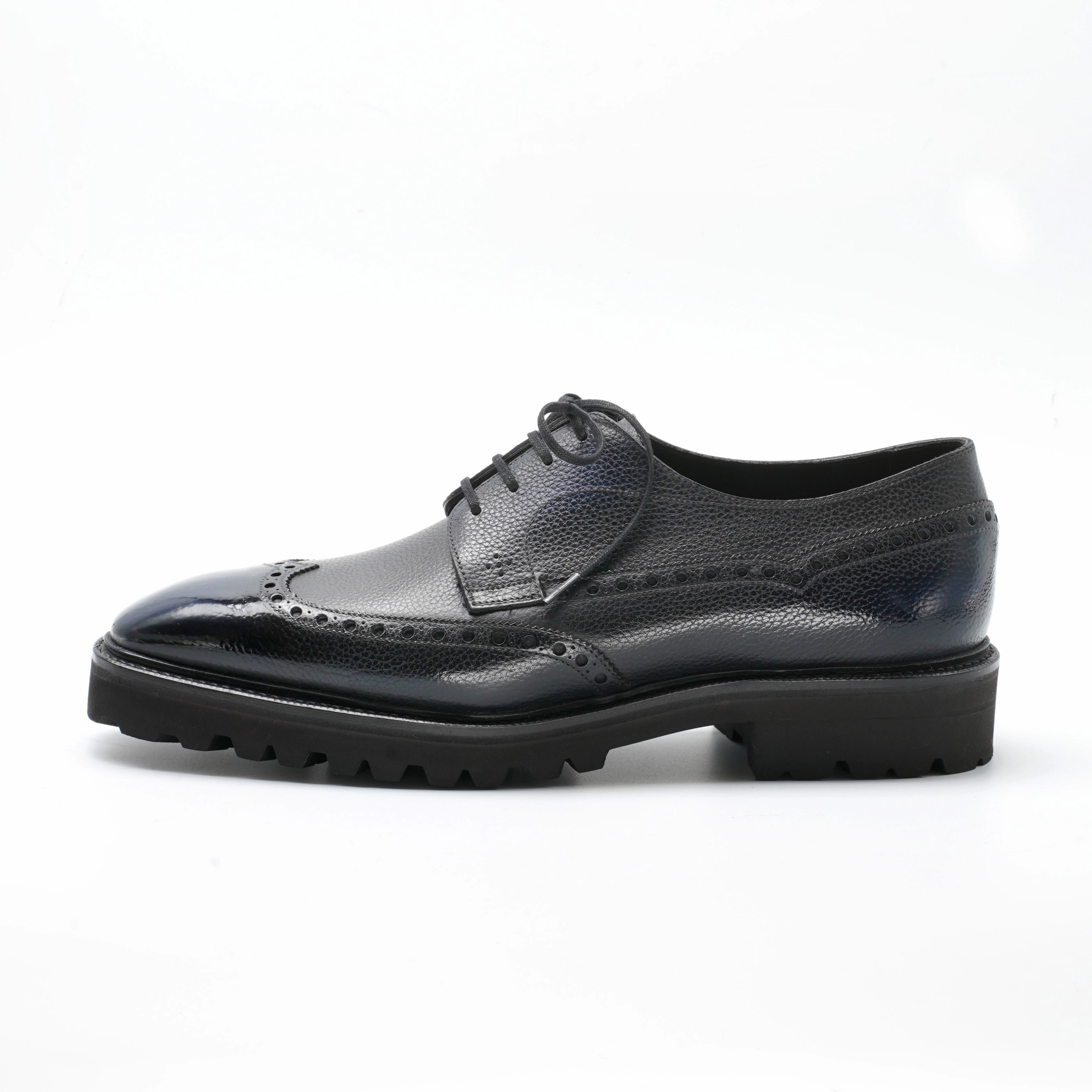 Coltrane Wingtip Balmoral Derby - Orion Handmade Patina Quiet Performance Forward Function