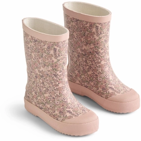 Ease-Forward Fit Wheat Powder Flower Meadow Rubber Boot Muddy