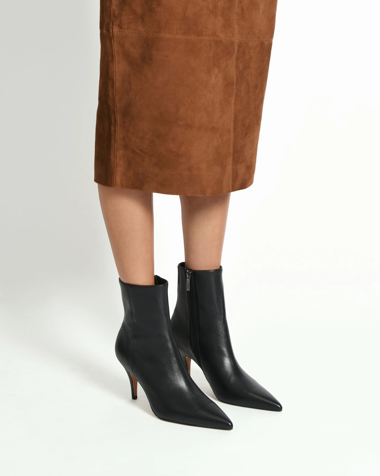 Daily Vibe Essential Gear Lottie High Ankle Boots Black Leather