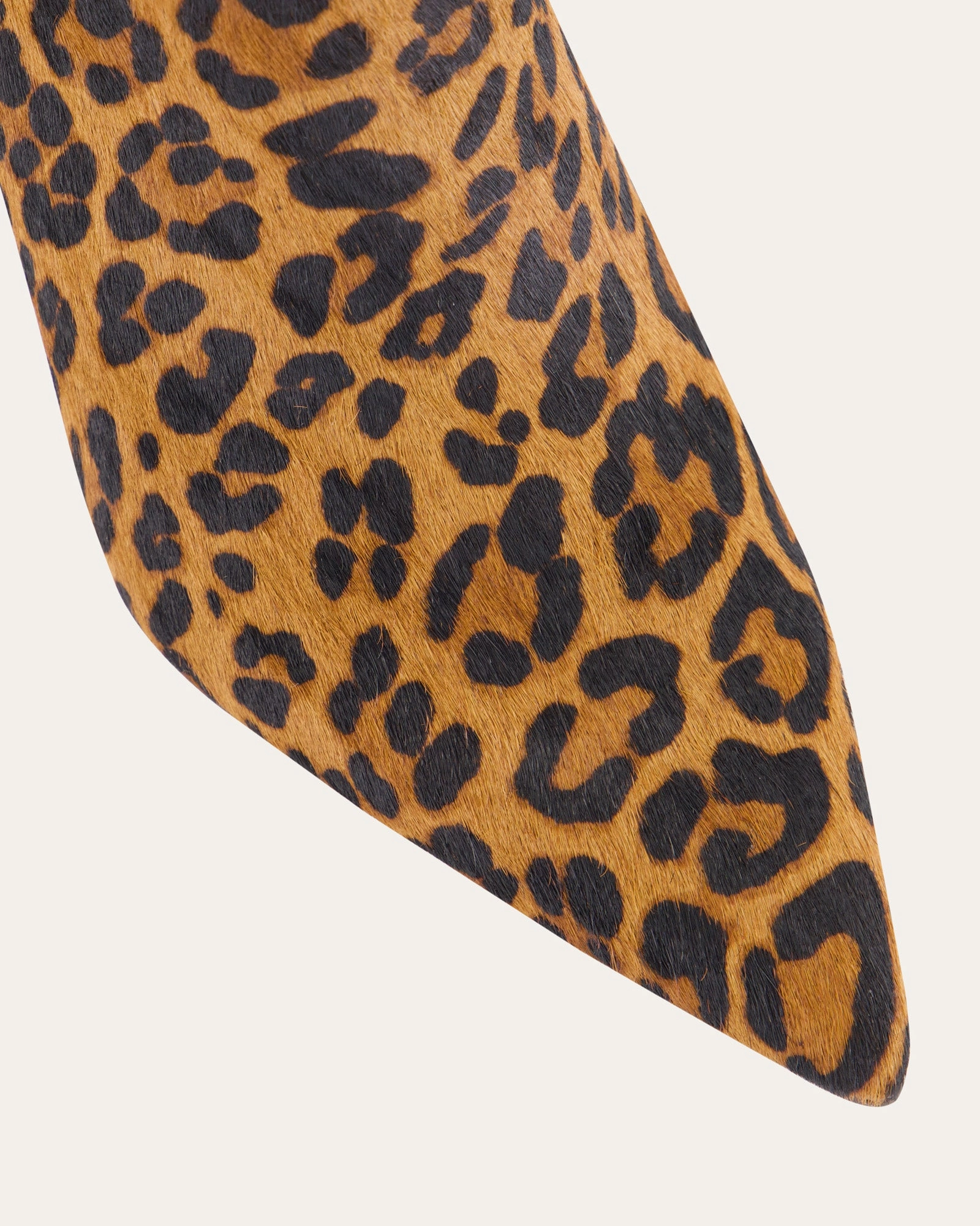 Lottie High Ankle Boots Leopard Print Leather Adaptive Style