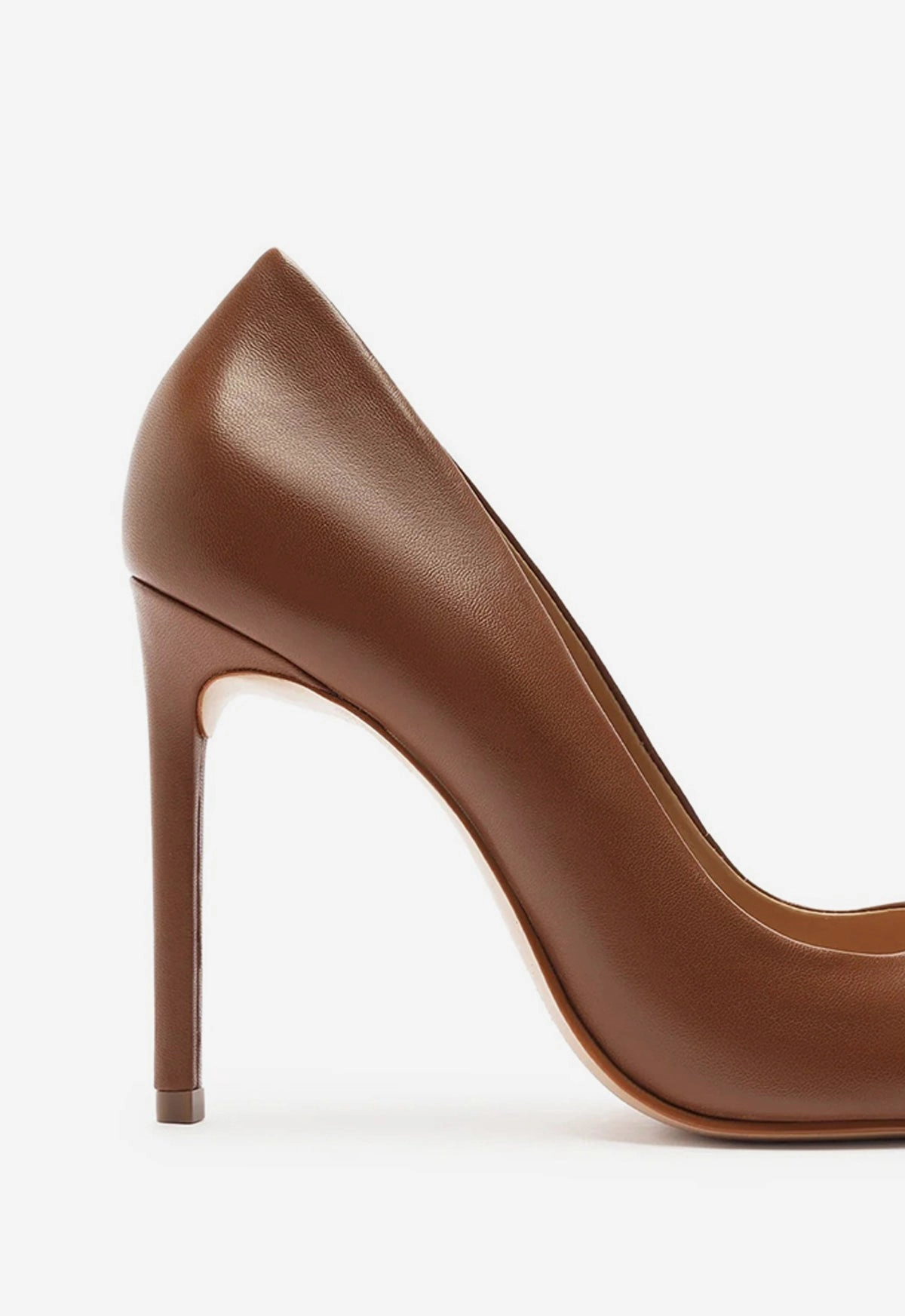 Lou High Stiletto Brown Pump Layer Smart Movement Readywear