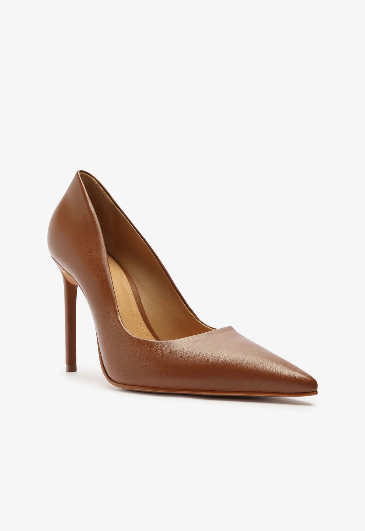 Lou High Stiletto Brown Pump Street Motion