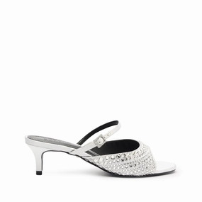 Louise Low Satin Sandal Clean Profile Move And Live
