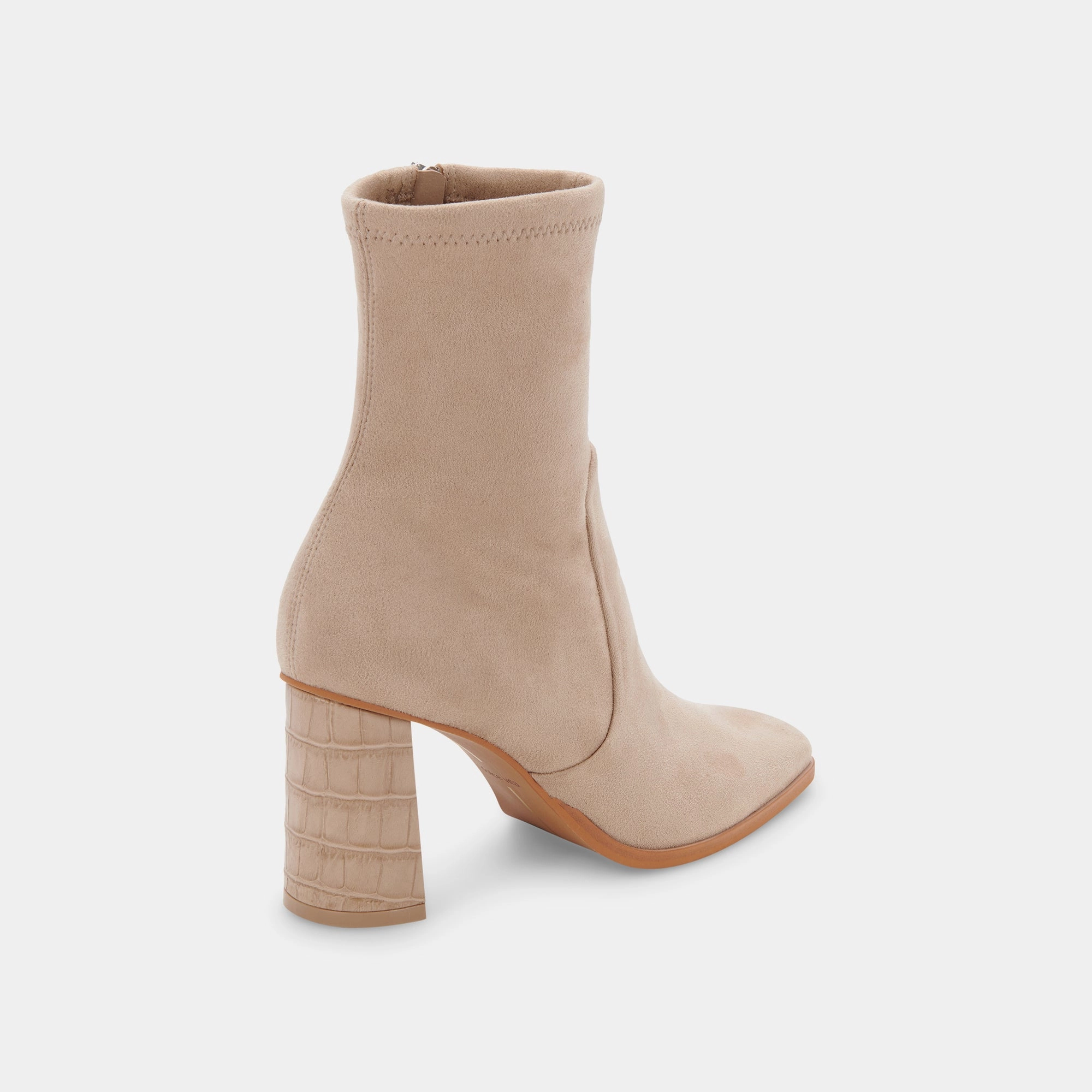 Confident Layers Crafted Flow Petya Booties Dune Stella Suede
